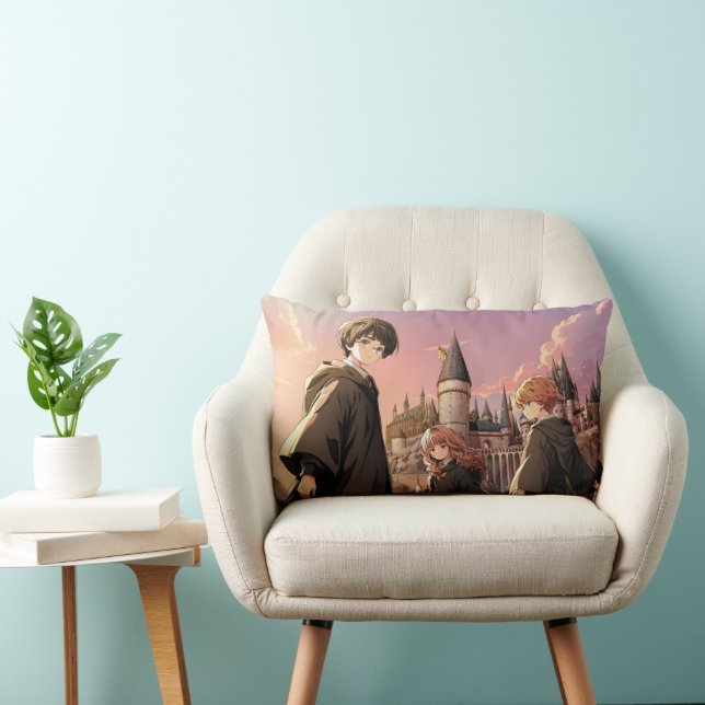 Almofada Lombar HARRY POTTER™ Hermione & Ron HOGWARTS™ Cena de Ani (Cadeira)
