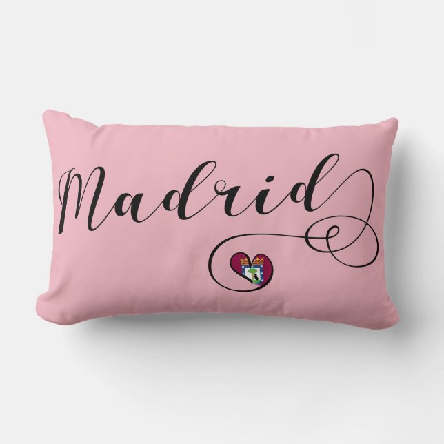 Almofada Lombar Heart Madrid Cushion, espanhol (Frente)