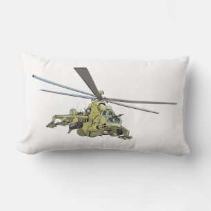 Almofada Lombar Helicóptero de desenho "Hind"