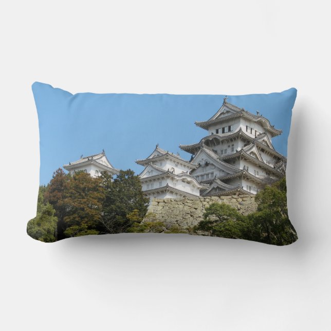 Almofada Lombar Himeji Castle 姫 路 城, Hyogo, Japão (Frente)
