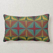 Hippie Vermelho Azul Amarelo Verde Triquete Étnico