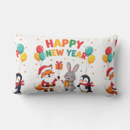 Almofada Lombar Ho Ho Ho Holiday Fun Throw Pillow-New Year