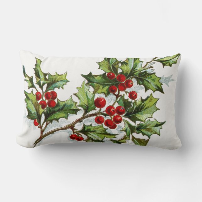 Almofada Lombar Holly Berries 001 (Frente)