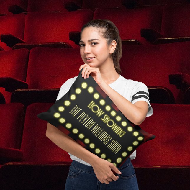 Almofada Lombar Hollywood Movie Theater Personalizado (Criador carregado)