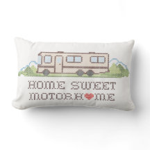 Home Sweet Motor Home Travesseiro