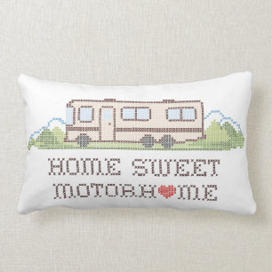 Almofada Lombar Home Sweet Motor Home Travesseiro