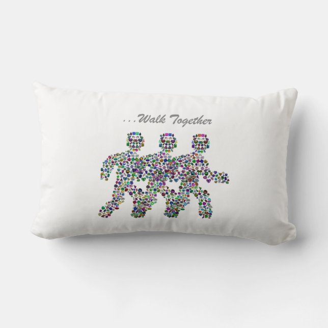 Almofada Lombar Homens em Movimento (Verso)