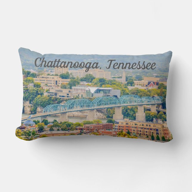 Almofada Lombar Horizonte de Chattanooga, Tennessee (Frente)