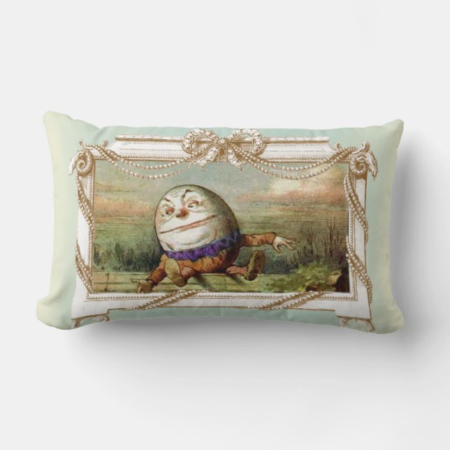 Almofada Lombar Humpty Dumpty e Alice (Frente)