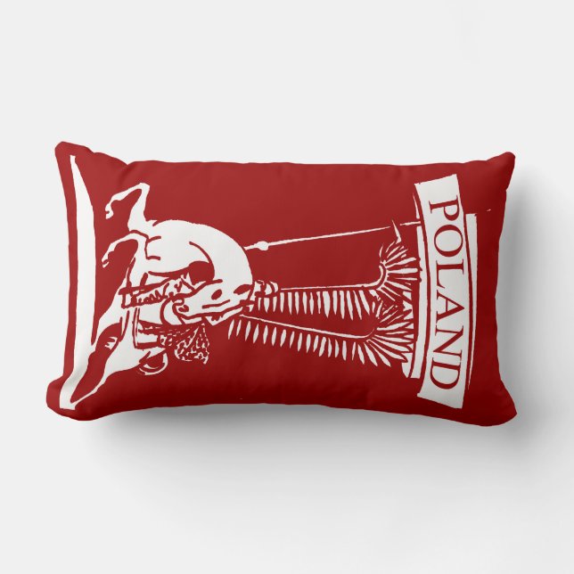 Almofada Lombar Hussar voado polonês do vintage (Frente)