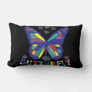Almofada Lombar i-love-borboleta-tipografia-aspas-vintage