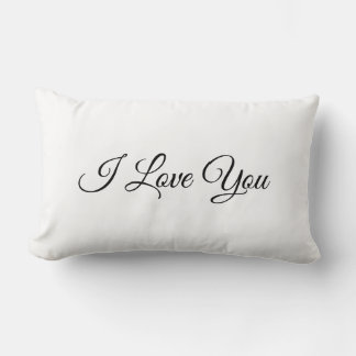 Almofada Lombar I Love You Coussin décoratif