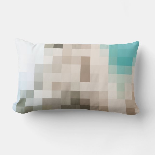 Almofada Lombar Idée cadeau - Coussin long Pixel Art (Frente)