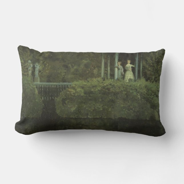 Almofada Lombar Ilha do Amor (por Konstantin Somov) (Frente)