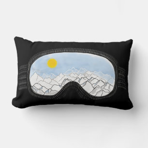Almofada Lombar Ilustração do Modo Montanha Ski Goggles