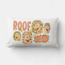 Almofada Lombar Ilustrações do Clube de Telhado/Cachorro