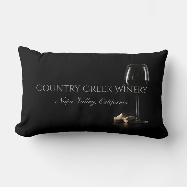 Almofada Lombar Imagem de Texto Personalizada / travesseiros decor (Frente)