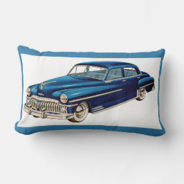 Almofada Lombar impressão de DeSoto azul 1950
