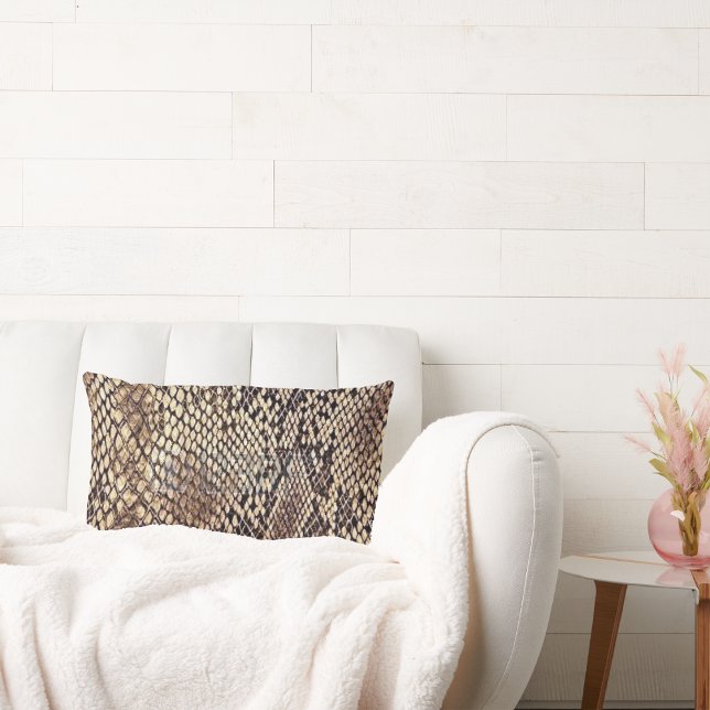 Almofada Lombar Impressão de pele Cobra africano (Criador carregado)