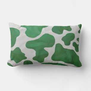 Almofada Lombar Impressão Verde-Vaca e Branco