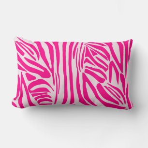Almofada Lombar Impressão zebra rosa