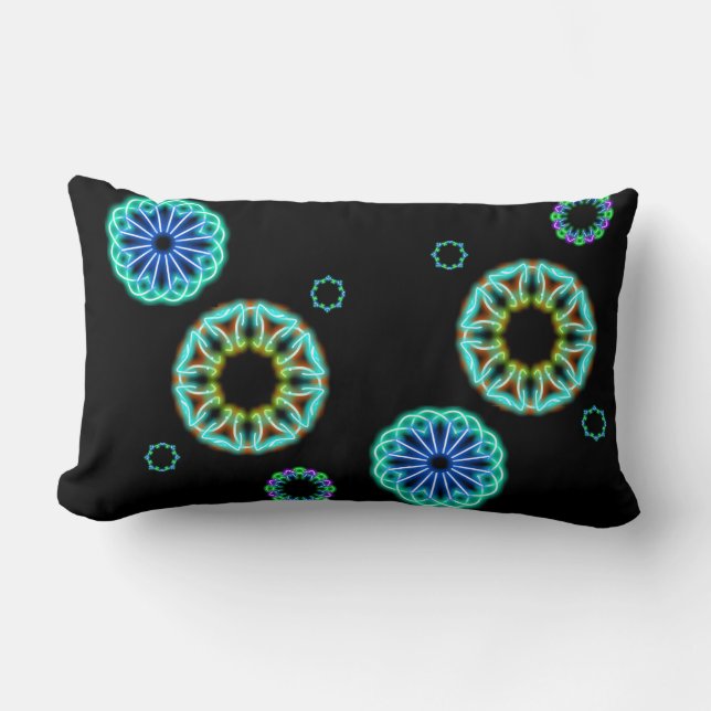 Almofada Lombar Impressões Caleidoscópio (Frente)