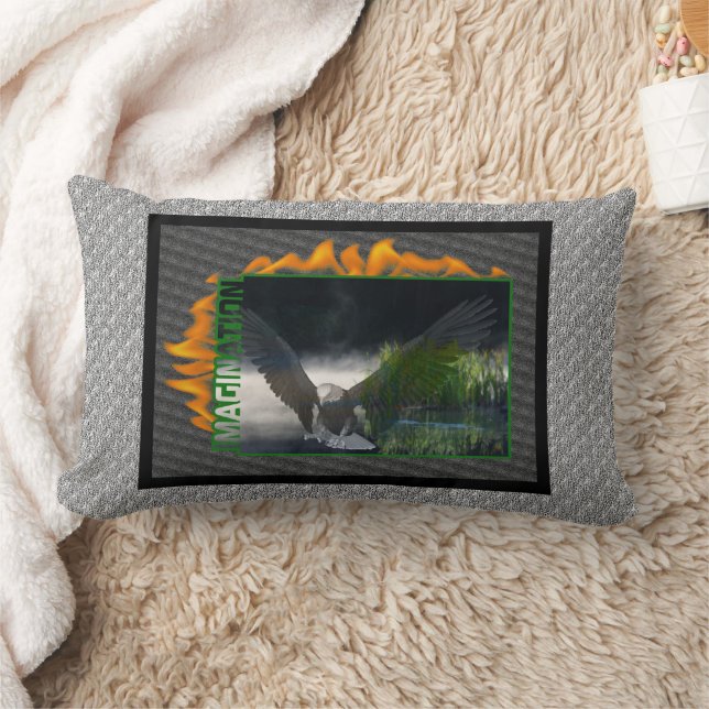 Almofada Lombar Inspiração de imaginação de águia (Cobertor)