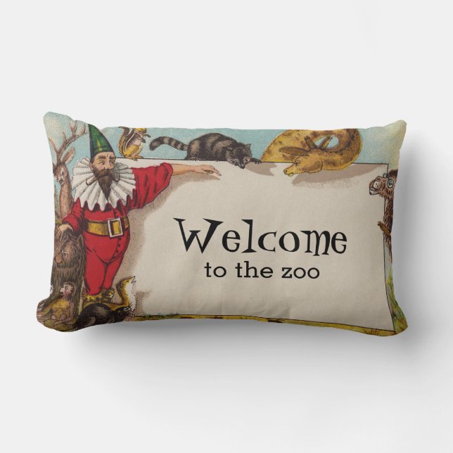 Almofada Lombar Isidore e seu Travesseiro lombar de animais (Frente)