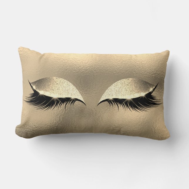 Almofada Lombar Ivory Foxier Vip Lashes Vidro Dormir Largura (Frente)