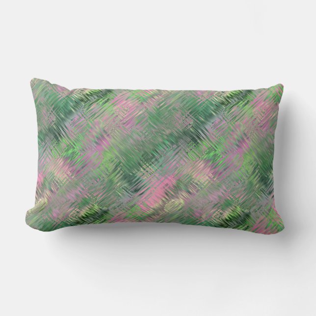 Almofada Lombar Jade Green Crystal Gel Pattern (Frente)