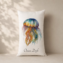 Almofada Lombar Jellyfish Tide Beach Room Accent