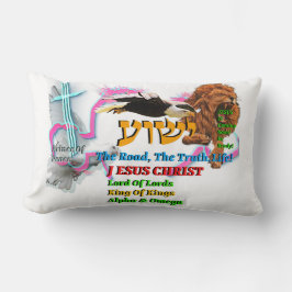 Almofada Lombar Jesus The Way ,The Truth. Life! Lion Of Judah