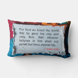 Almofada Lombar João 3:16