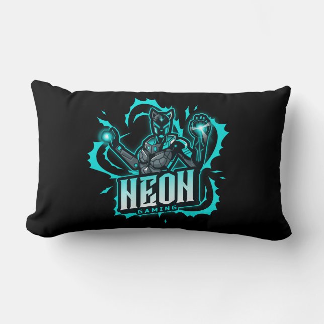 Almofada Lombar Jogos Neon (Frente)