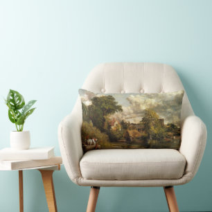 Almofada Lombar John Constable - obra de arte O Cavalo Branco