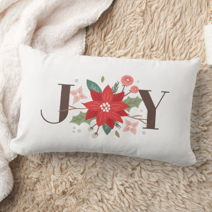 Almofada Lombar Joy Flourish Floral Holiday Travesseiro lombar - B