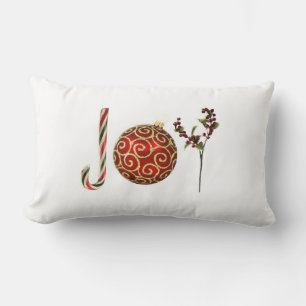 Almofada Lombar Joy personalizou o ornamento de cana doce Holly