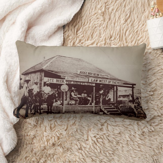 Almofada Lombar Juiz Roy Bean's Courthouse Saloon Langtry Texas (Cobertor)