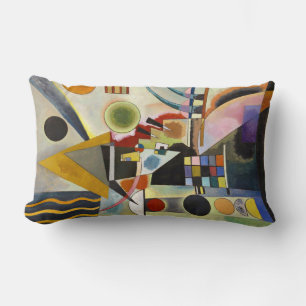 Almofada Lombar Kandinsky Abstrato Trabalho de arte