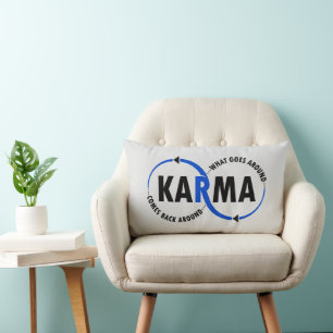 Almofada Lombar Karma - O que acontece volta (v1)