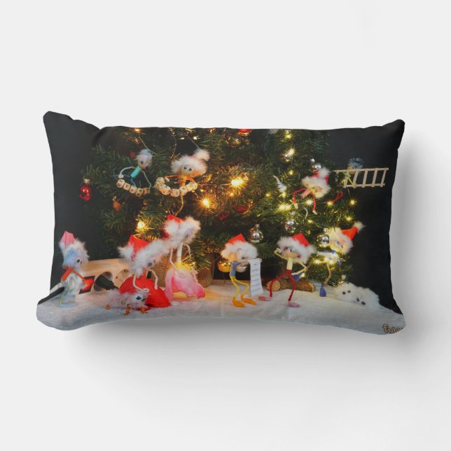 Almofada Lombar Kerst zoekplaatje van de Fubby's. (Frente)