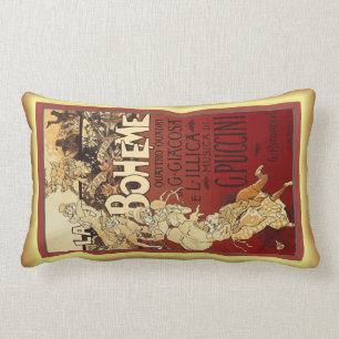 Almofada Lombar La Boheme ~ Puccini Opera ~ Paris Bohemian Life ~