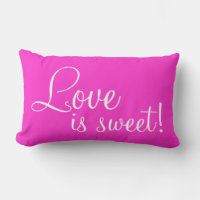 La vie en rosa Lumbar Travesseiro decorativo
