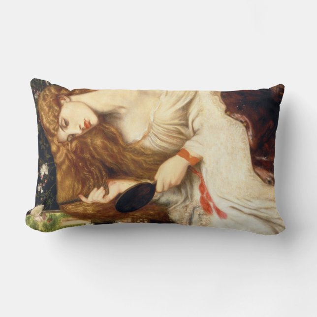 Almofada Lombar Lady Lilith (Beleza Impressionante com Cabelo Verm (Frente)