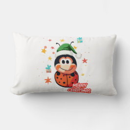 Almofada Lombar Ladybug de Natal Cheer