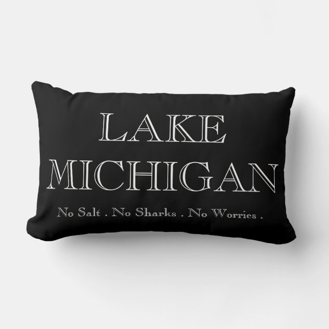 Almofada Lombar Lago Michigan (Frente)