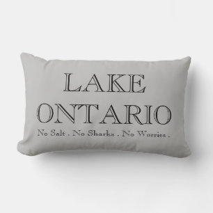 Almofada Lombar LAGO ONTARIO sem sal sem tubarão sem preocupações