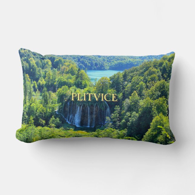 Almofada Lombar Lago Plitvice (Frente)