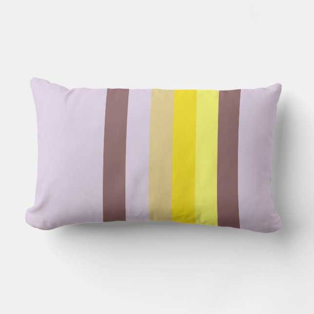 Almofada Lombar Lavanda amarela castanho (Frente)