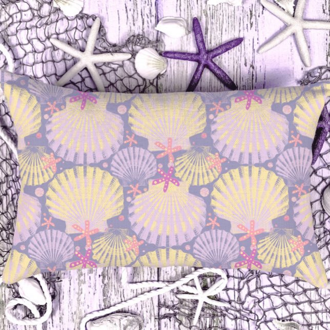 Almofada Lombar Lavanda dos Tesouros do Oceano (Criador carregado)